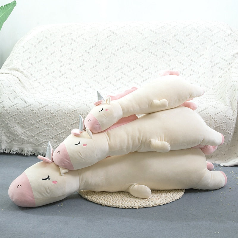 Sleeping Unicorn Plush Pillow