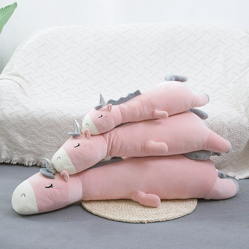 Sleeping Unicorn Plush Pillow