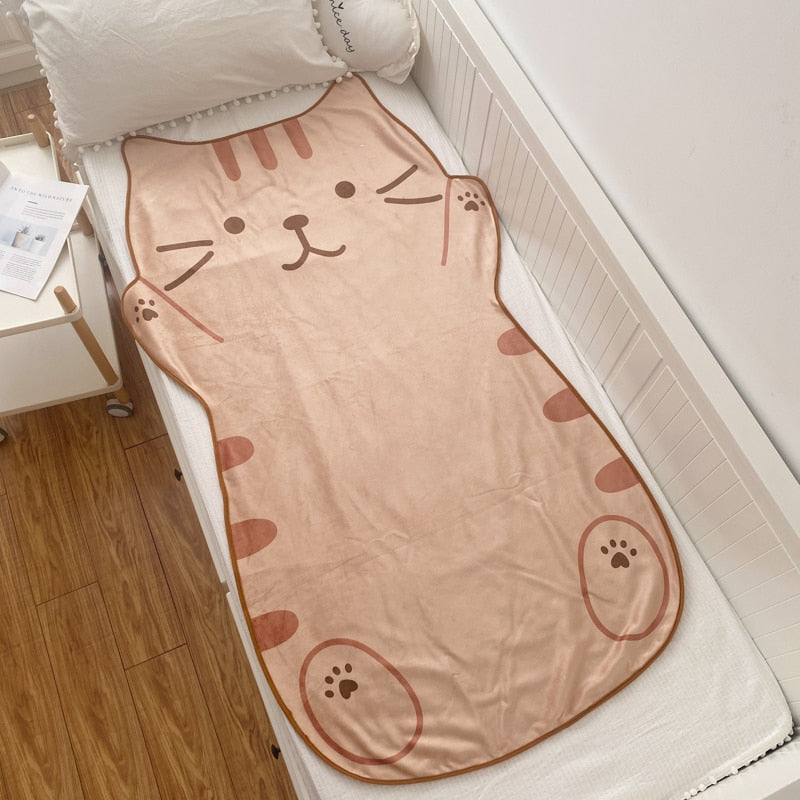 Cute Cat Flannel Blanket