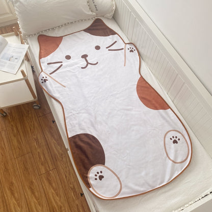 Cute Cat Flannel Blanket