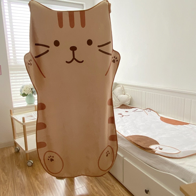 Cute Cat Flannel Blanket