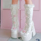 Furry Platform Boots