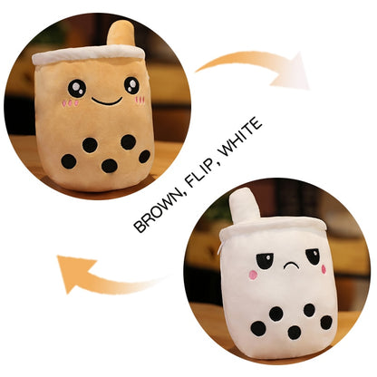 Reversible Boba Tea Plushie