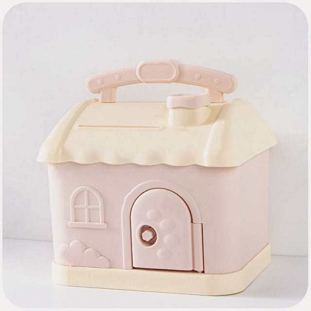 Cartoon House Piggy Bank