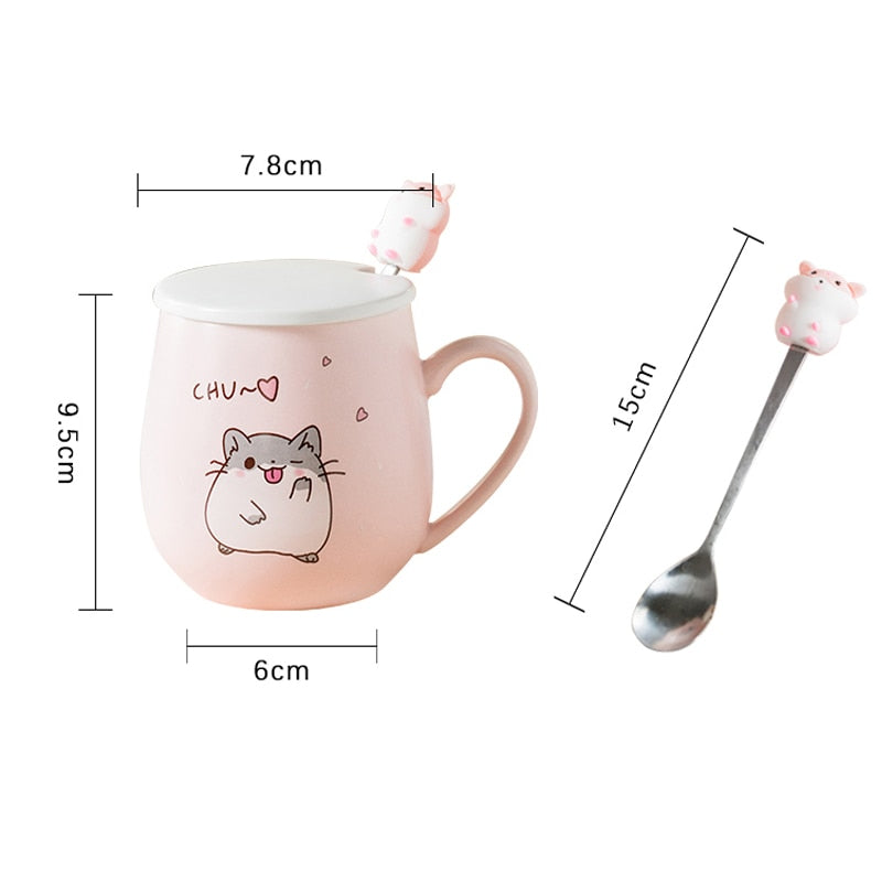 Hamster Mug with Lid