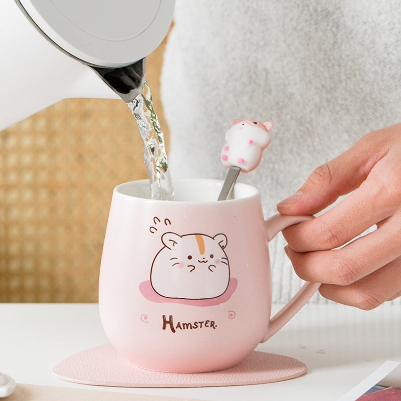 Hamster Mug with Lid