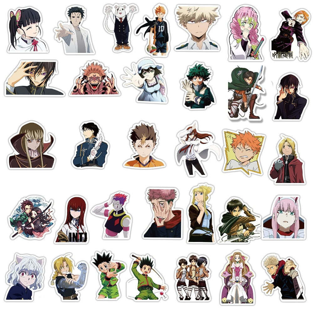 Variety Anime Sticker Packs