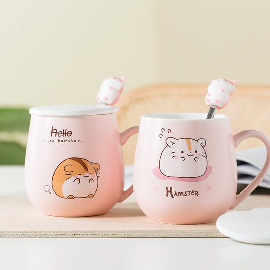 Hamster Mug with Lid