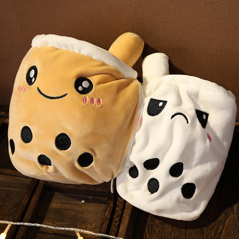 Reversible Boba Tea Plushie