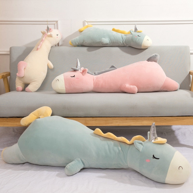 Sleeping Unicorn Plush Pillow