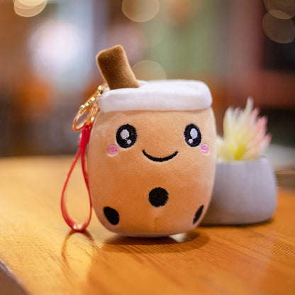 Plush Bubble Tea Keychain