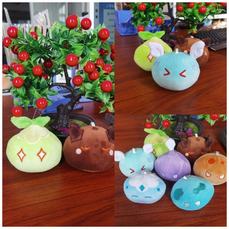 Genshin Impact Slime Plushie Pendant Keychain