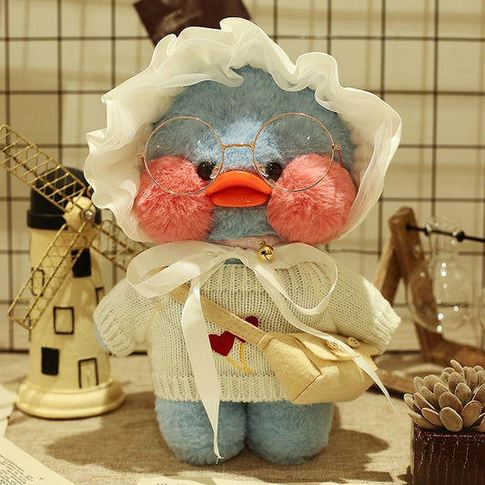 Blue Dress-Up Plush Duck