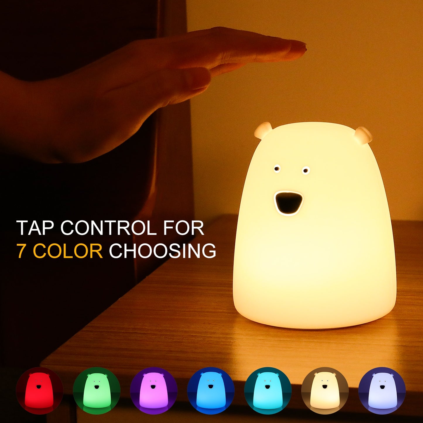 Mini Kitten Color-Changing Lamp