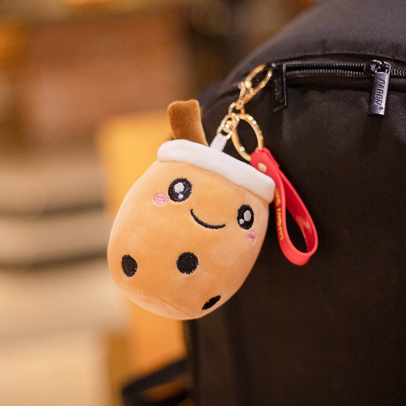 Plush Bubble Tea Keychain